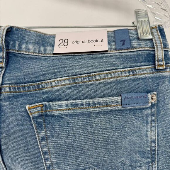 7 for all mankind Women's Jeans Original Bootcut Size 28 - Picture 5 of 13